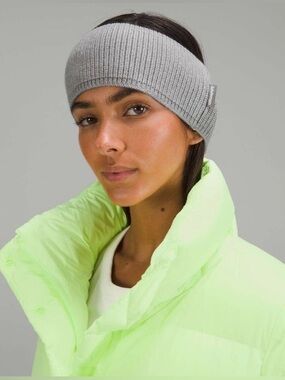 NEW Lululemon Ribbed Merino Wool-Blend Knit Ear Warmer